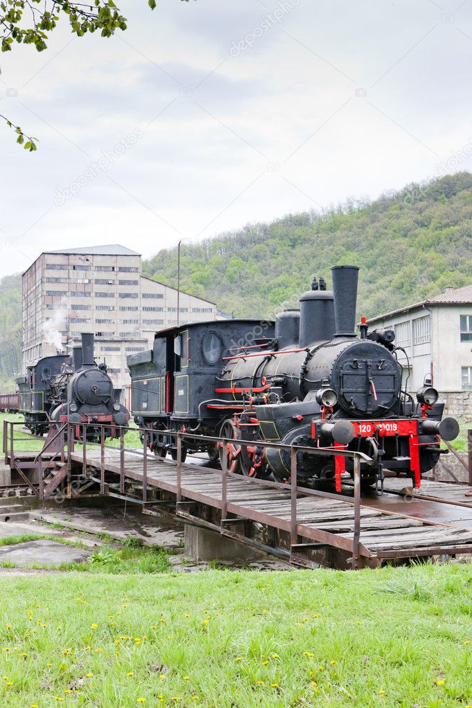 Steam locomotives, Resavica, Serbia