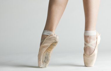 Ballet dancer's feet clipart