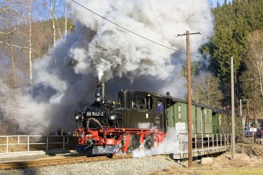 Steam train, Germany clipart