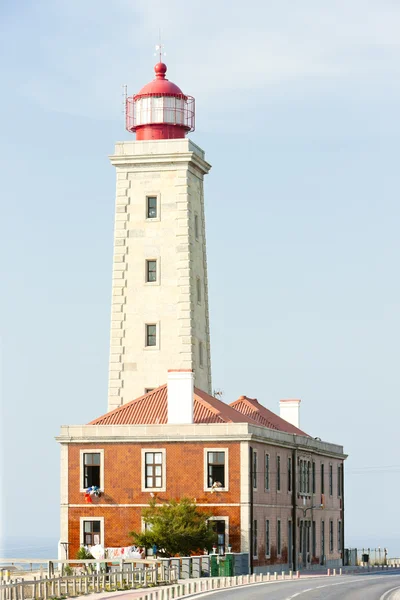 Lighthouse at Sao Pedro de Moel, Estremadura, Portugal — Stock Photo, Image