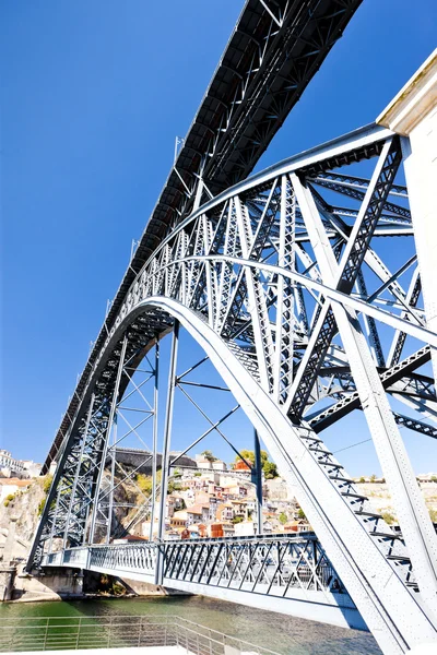 Dom Luis I Bridge, Porto, provincie Douro, Portugal — Stockfoto