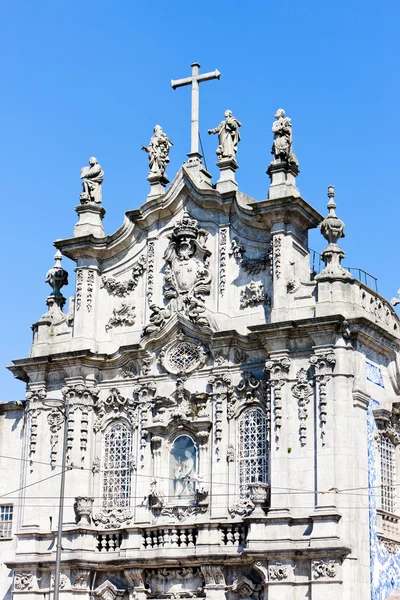 Carmo kyrkan (igreja carmo), porto, douro provinsen, portugal — Stockfoto