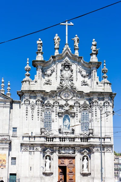Kościoła Carmo (igreja carmo), porto, douro prowincji, Portugalia — Zdjęcie stockowe