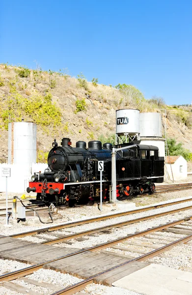 Locomotiva a vapor, Portugal — Fotografia de Stock
