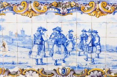 Portekiz, Duas Igrejas tren istasyonundaki fayanslar (azulejos)