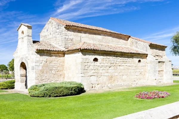 Church of San Juan Bautista, Banos de Cerrato, Castile and Leon, — Stock Photo, Image