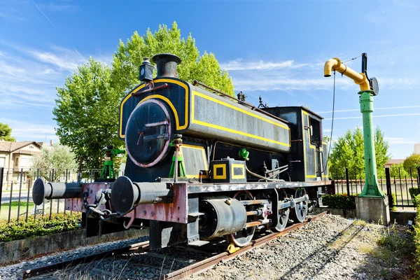 Dampflokomotive, venta de banos — Stockfoto