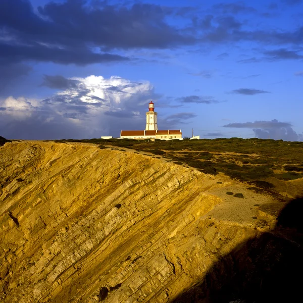 Maják, Cabo Espichel, Portugalsko — Stock fotografie