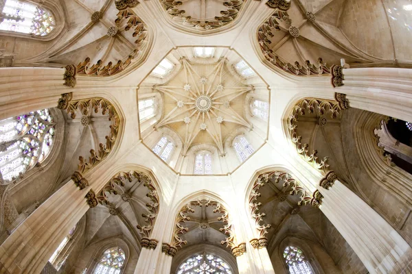 Interior del Monasterio de Santa Maria da Vitoria, Batalha, Estremadu —  Fotos de Stock