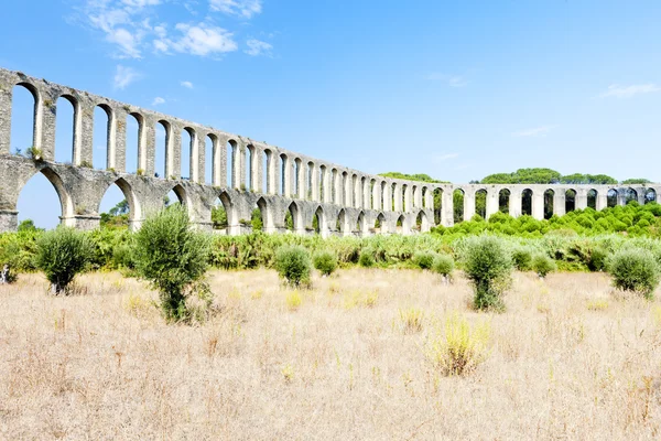 stock image Pegoes Aqueduct, Estremadura, Portugal