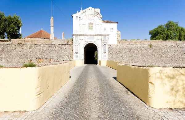 Brána do alentejo, elvas, Portugalsko — Stock fotografie