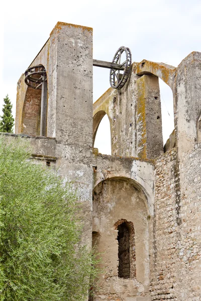 Arabic mill wheel in Serpa — Stock Photo, Image