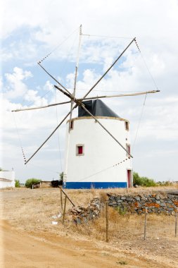 Windmill near Beja, Alentejo, Portugal clipart