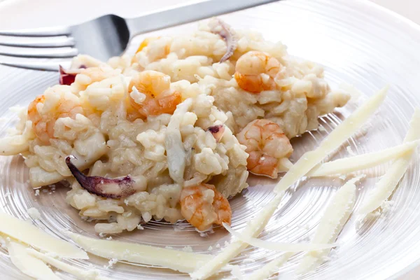 Italiaanse risotto met zeevruchten — Stockfoto