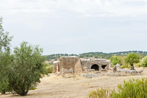 Ruins of Roman villa, Sao Cucufate, Alentejo, Portugal — Stock Photo, Image