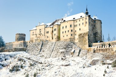 Cesky Sternberk Castle in winter, Czech Republic clipart