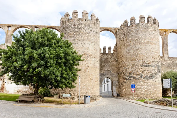 Porta de beja v serpa, alentejo, Portugalsko — Stock fotografie