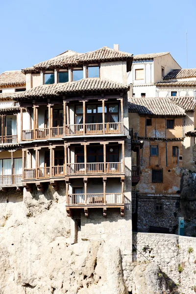 Visící domy, Cuenca, Kastilie-La Mancha, Španělsko — Stock fotografie