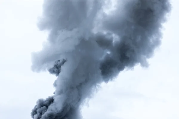Black smoke — Stock Photo, Image