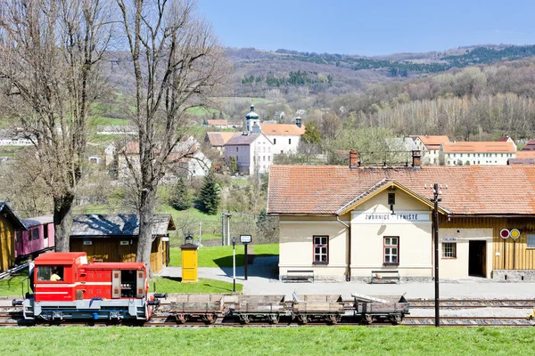 Järnvägsmuseet i zubrnice, Tjeckien — Stockfoto