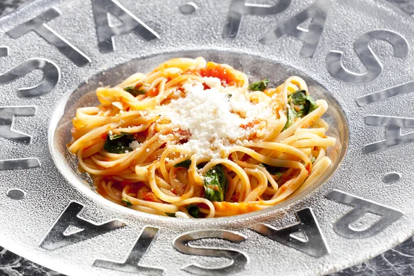 Spaghettis aux tomates — Photo