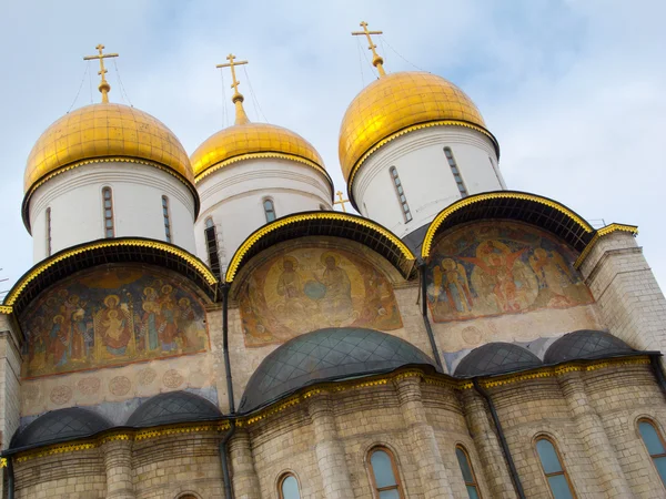 Fragment of exterior of the Assumption cathedral — Stock Photo, Image