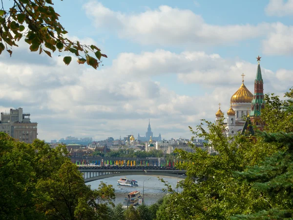 Widok na rzekę Moskwę — Zdjęcie stockowe