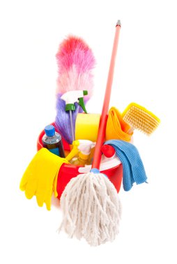 Cleaning tools clipart