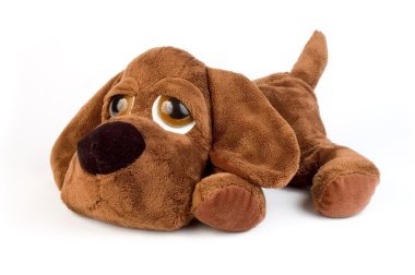 Puppy toy as a gift clipart