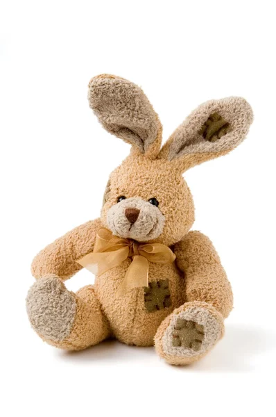 Brinquedo de coelho presente cromático — Fotografia de Stock