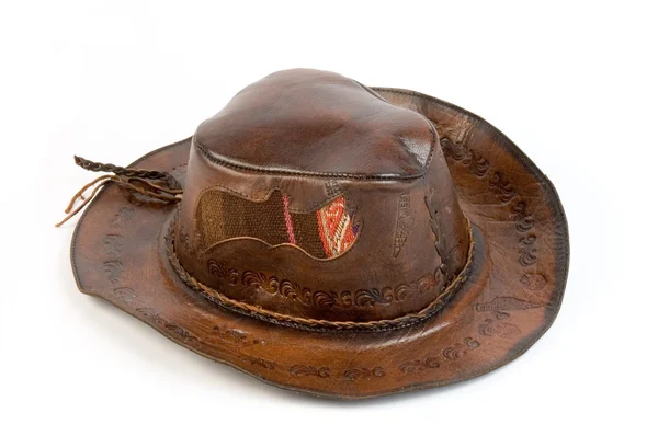 Cappello in pelle da cowboy — Foto Stock