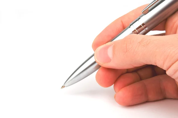 A kéz a tollat — Stock Fotó