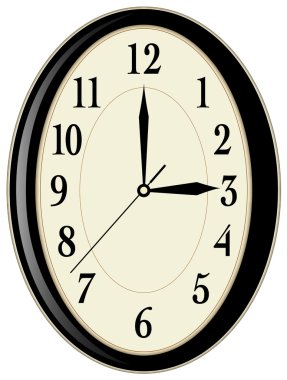 Wall clock clipart