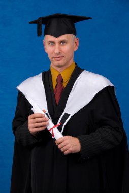 Graduation man clipart