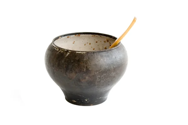 The cast-iron pot — Stock Photo, Image