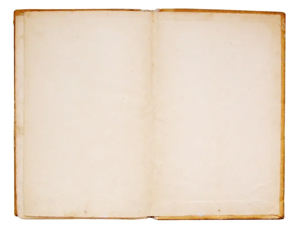 Livro velho página dupla — Fotografia de Stock