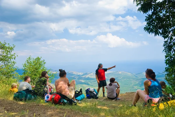 stock image Hikers