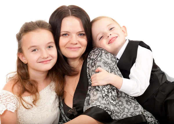 Mother with children portrait — Stock Photo, Image