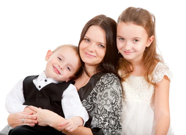 Mother with children portrait — Stock Photo, Image