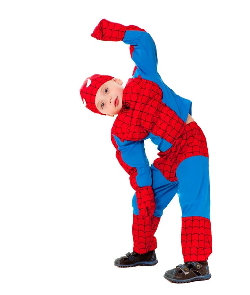 Malý chlapec v karnevalový kostým — Stock fotografie