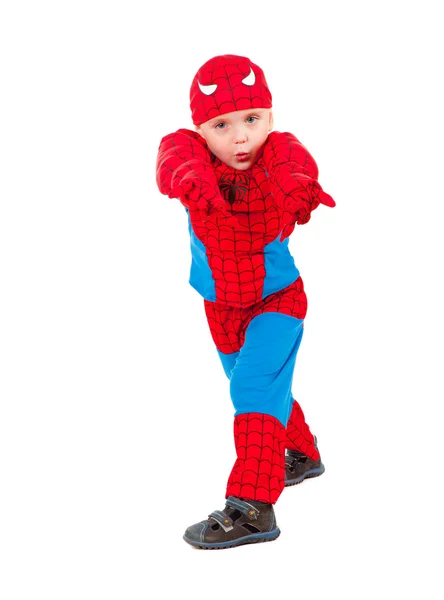 Μικρό αγόρι στο κοστούμι Καρναβάλι — Φωτογραφία Αρχείου