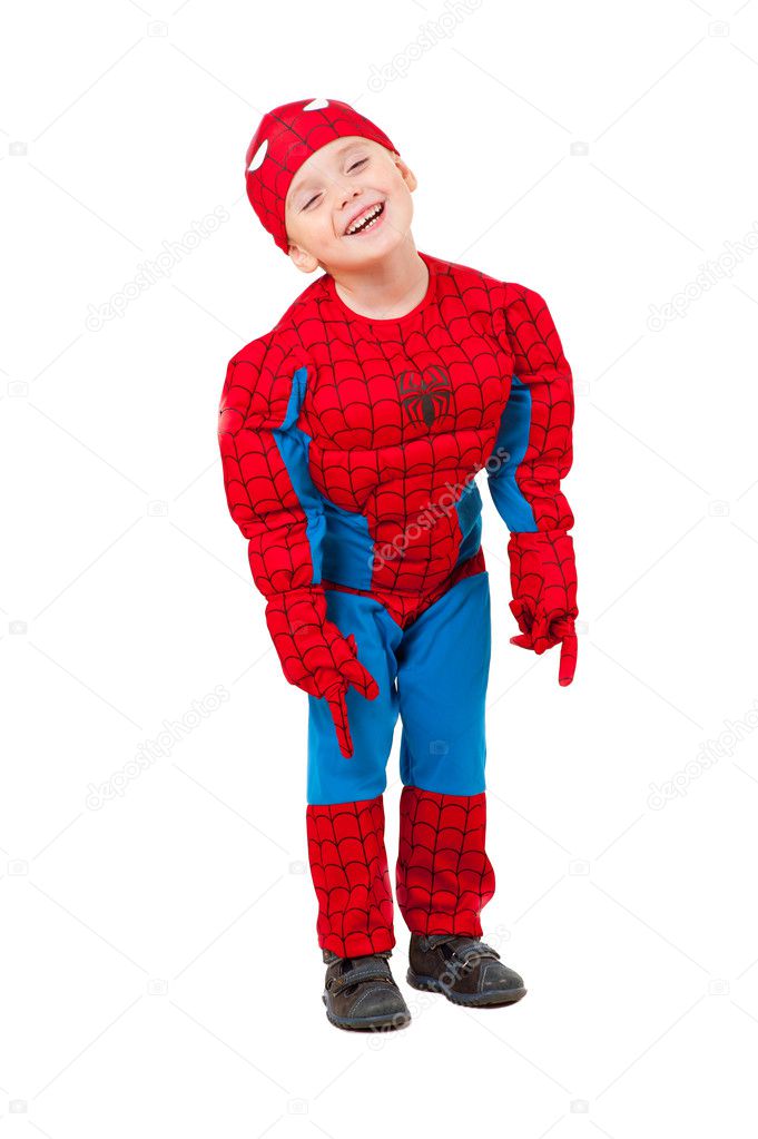 Little boy in carnival costume