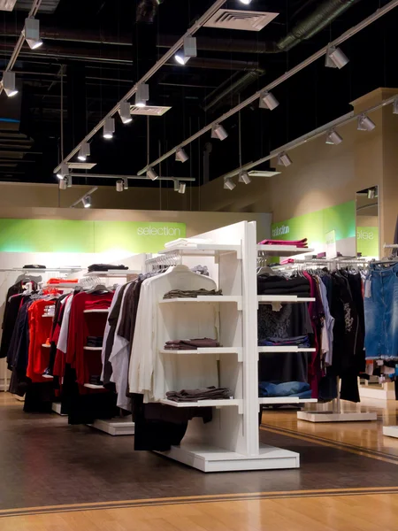 Interior of clothing store — Stock Photo, Image