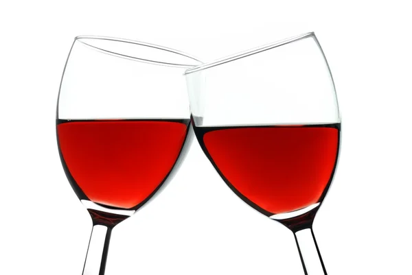 ワイングラス二つ ロイヤリティフリーのストック画像