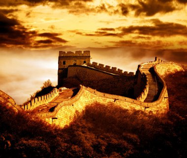 Great wall of Badaling clipart