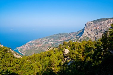 Mountains and sea