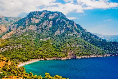 Mountains and sea