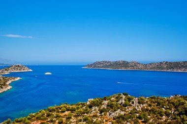 Mountains and sea