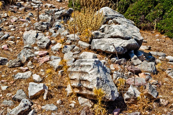 stock image Debris of column