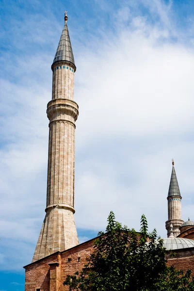 Hagia sophia minarett — Stockfoto